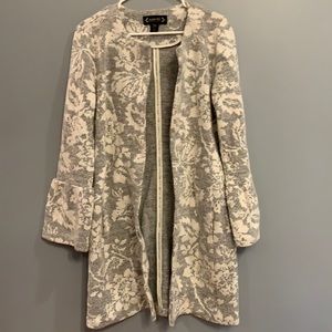 Nanette Lepore Size M Floral Print Coat